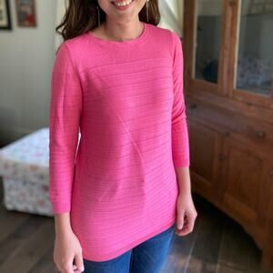 Talbots Pink Lightweight Sweater, Size XS